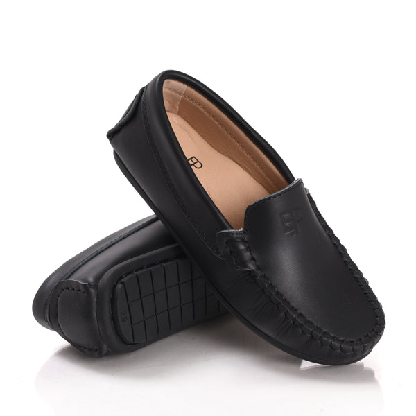 Black Leather Loafer